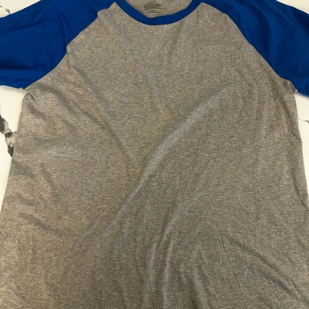 Blue and Gray Men's Shirt NWT Large